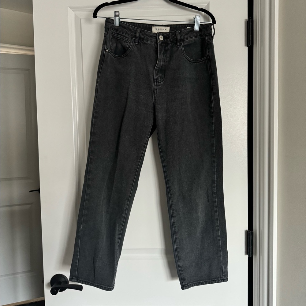 Women's - Black Denim - Mom Jeans